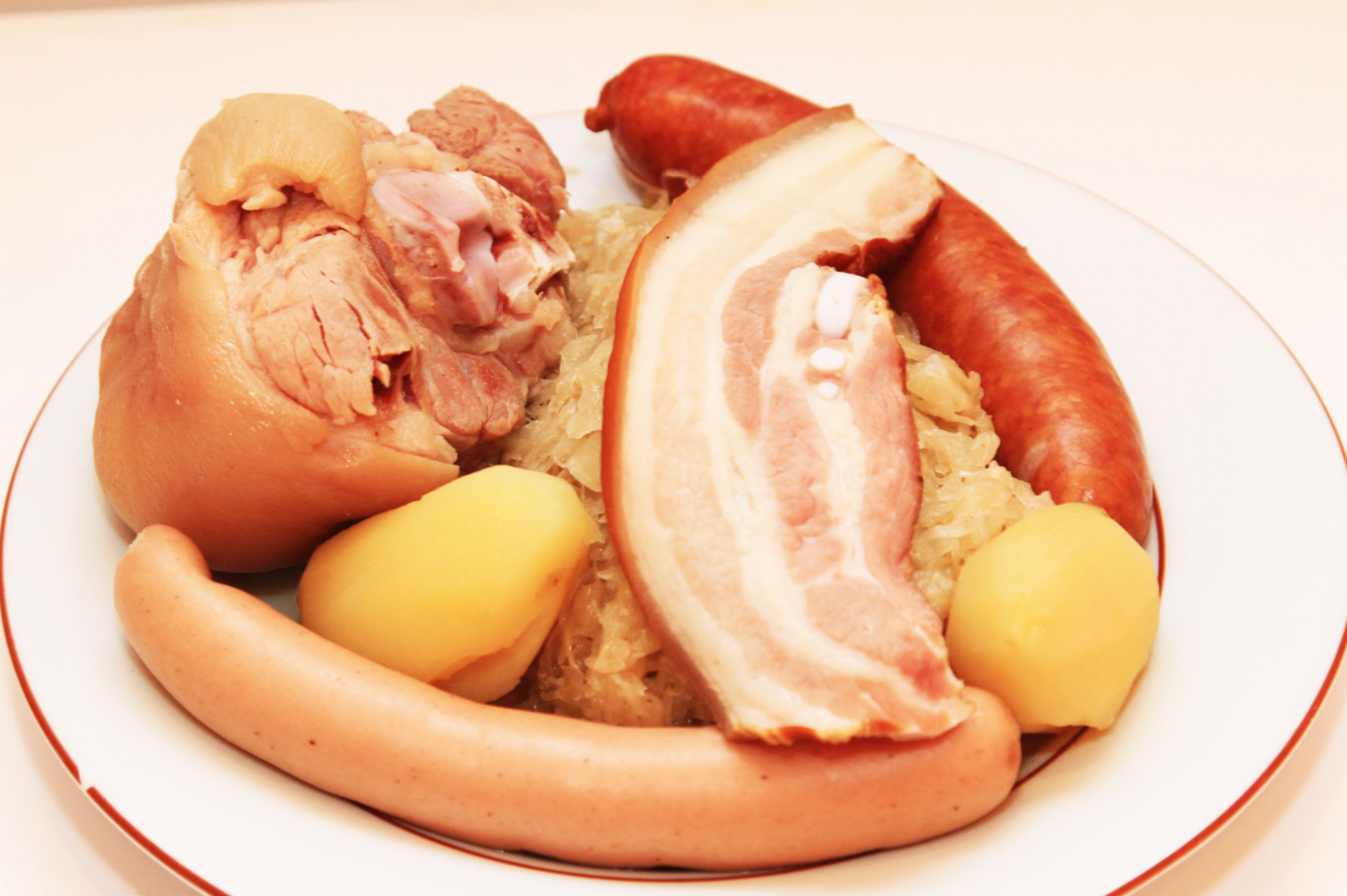 Choucroute avec jarret